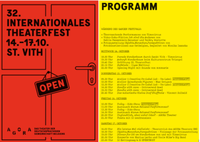 32. Internationales Theaterfest ST. Vith